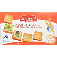 Los mejores  - Minigrill 60 Minitostadas de Trigo Normal - 120 g